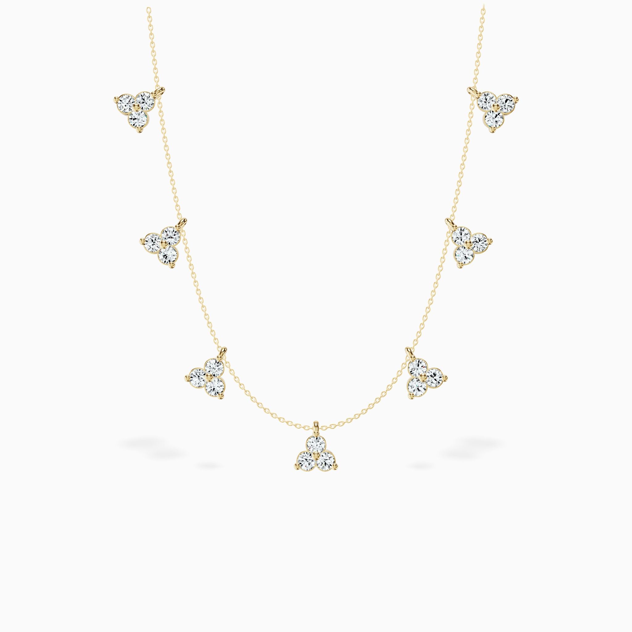 Trinity Cluster Necklace