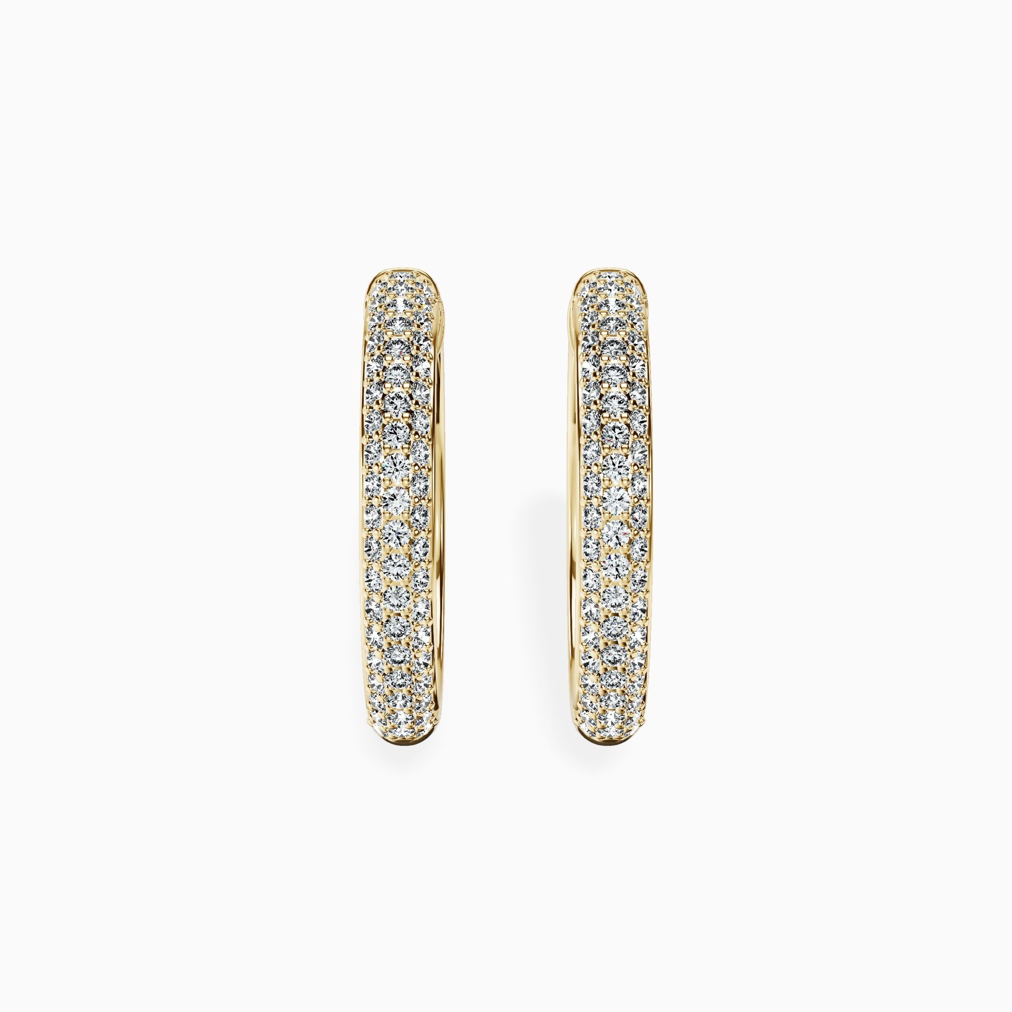 Aurora Pave Hoops