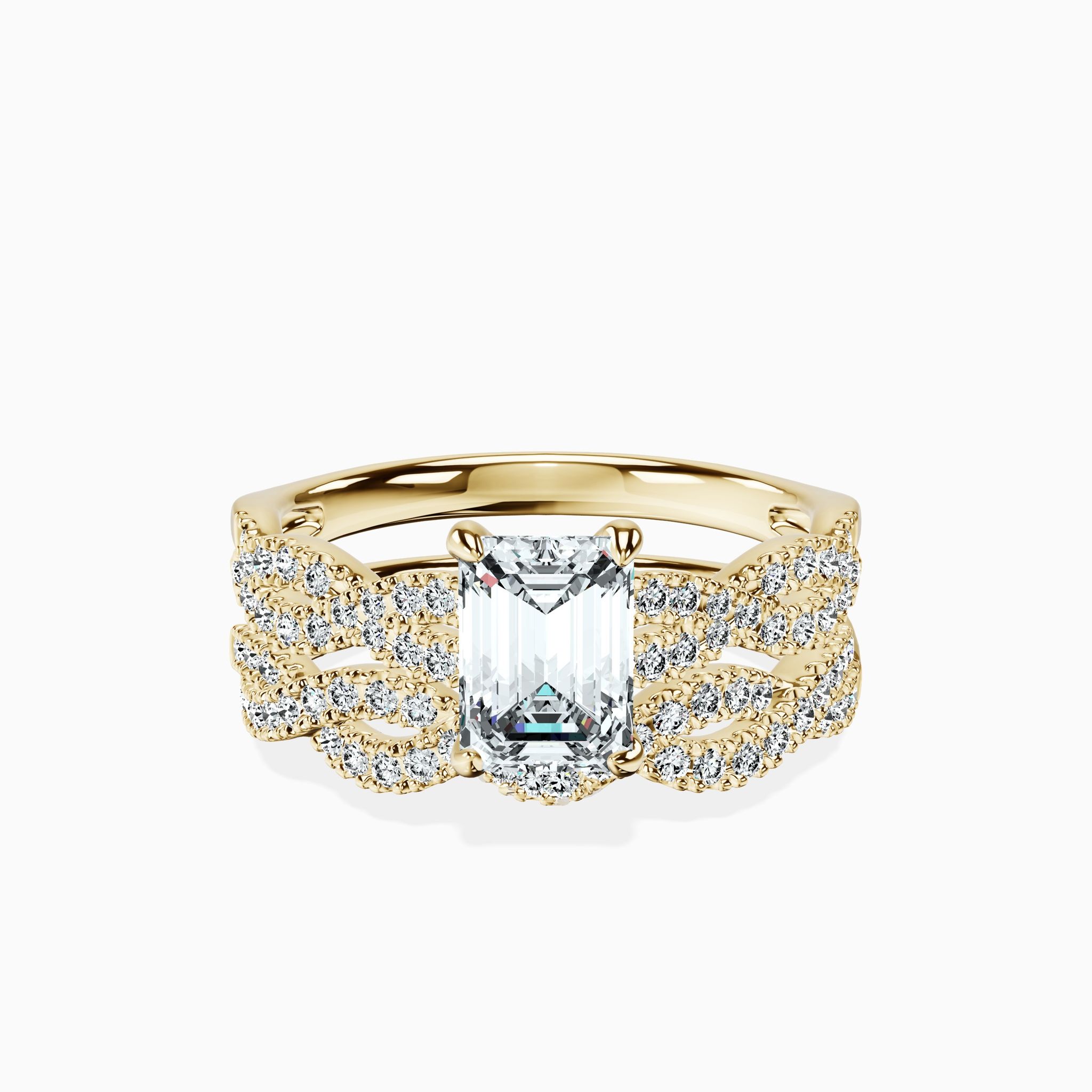 Infinity Emerald Ring