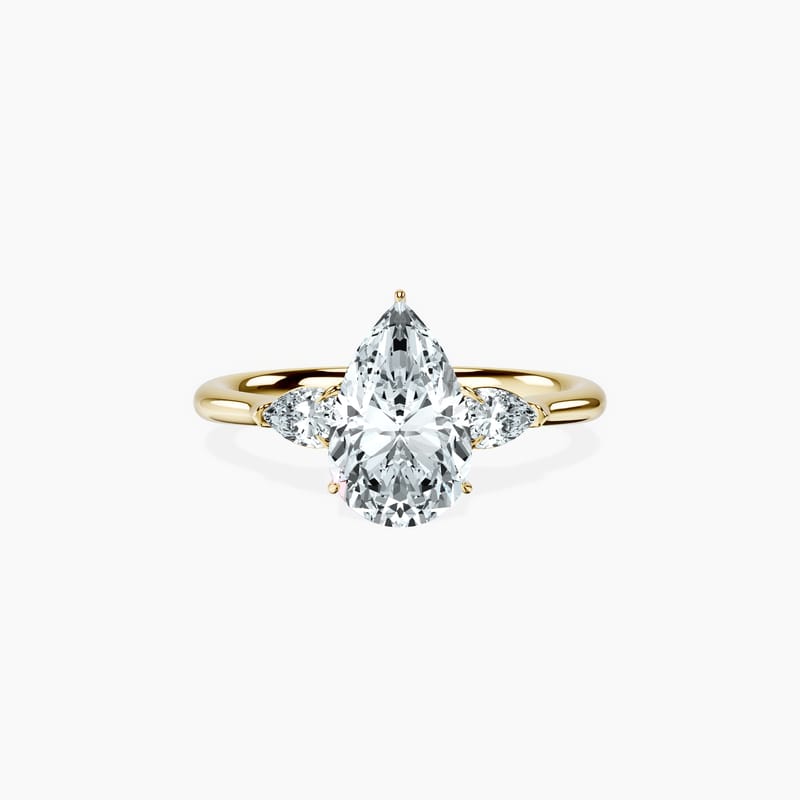 Trinity Pear Ring