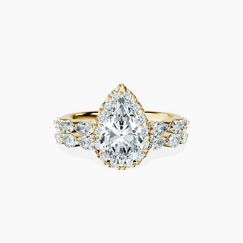 Mystique Pear Ring