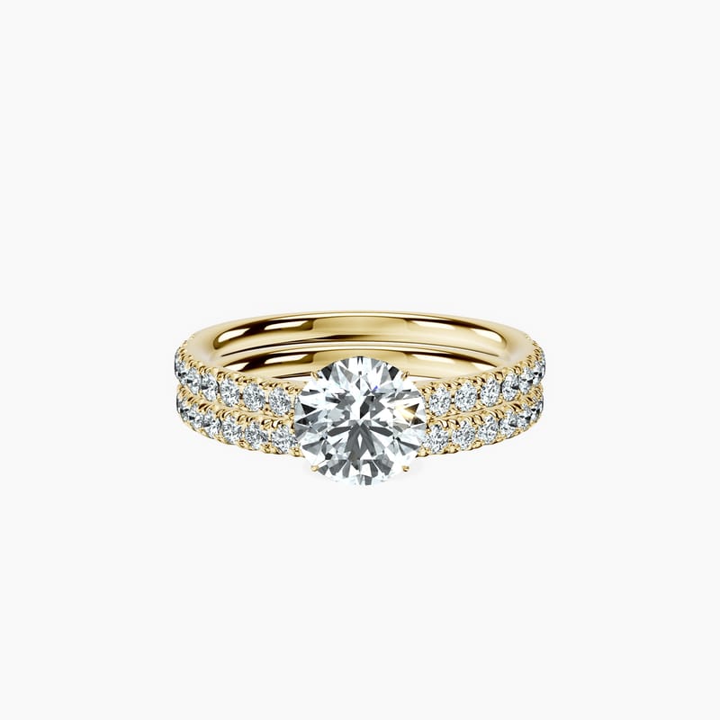 Secret Halo Round Ring