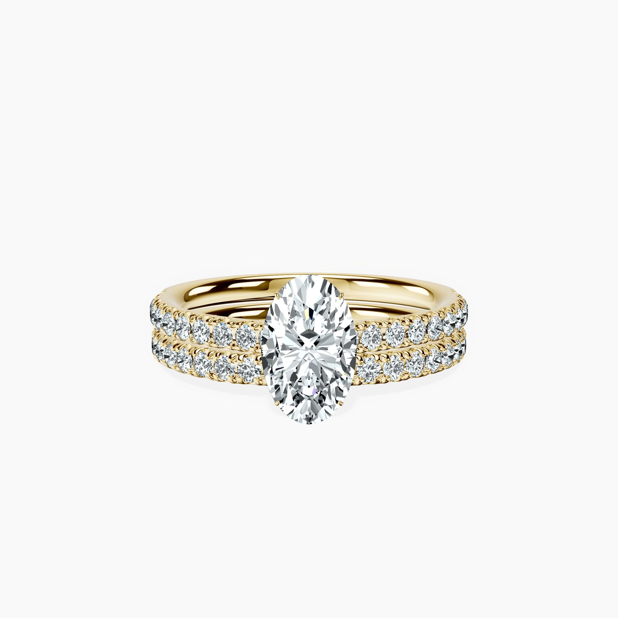 Secret Halo Oval Ring