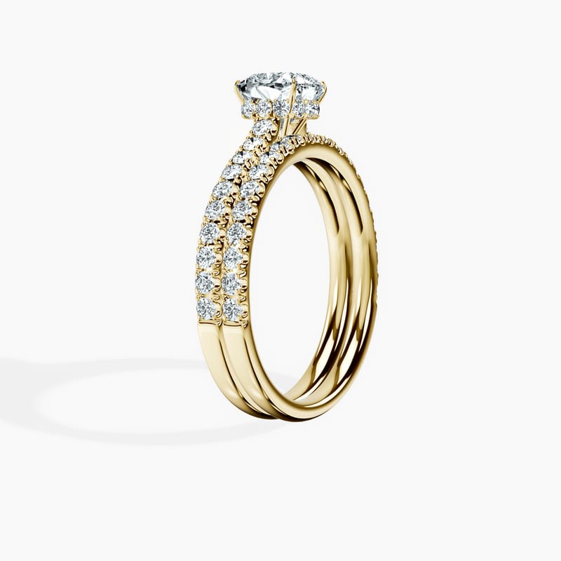 Secret Halo Cushion Ring