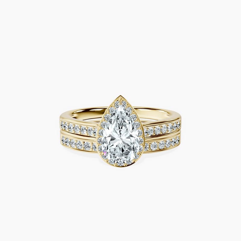 Pear Promise Ring