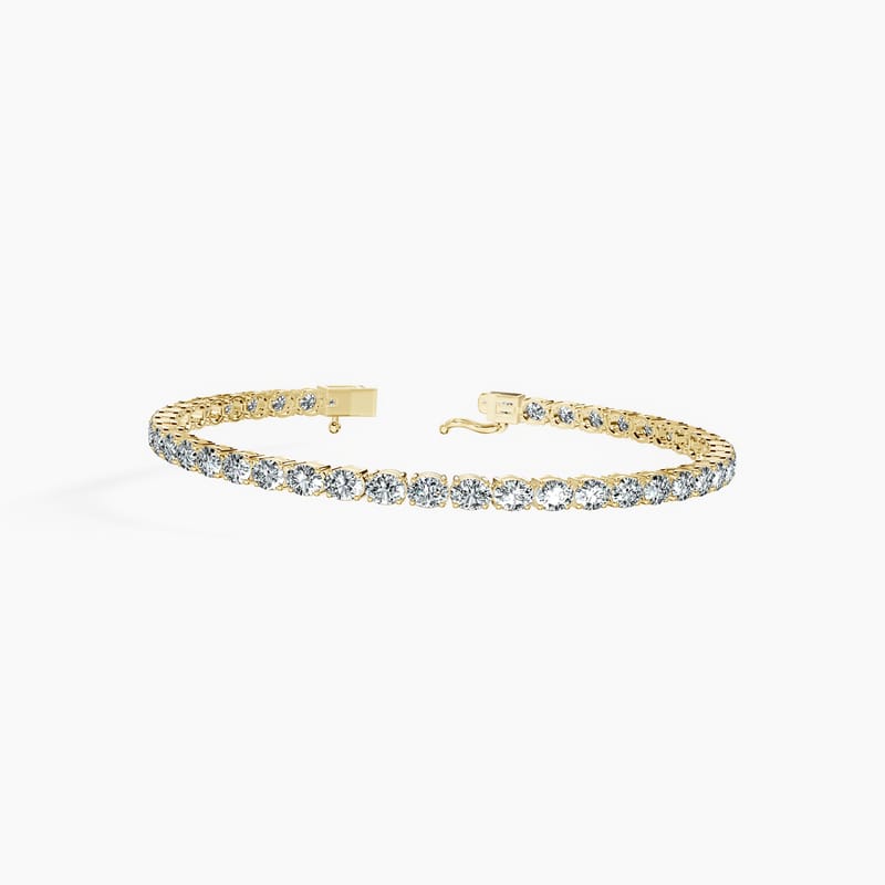 4 Prong Oval Tennis Bracelet