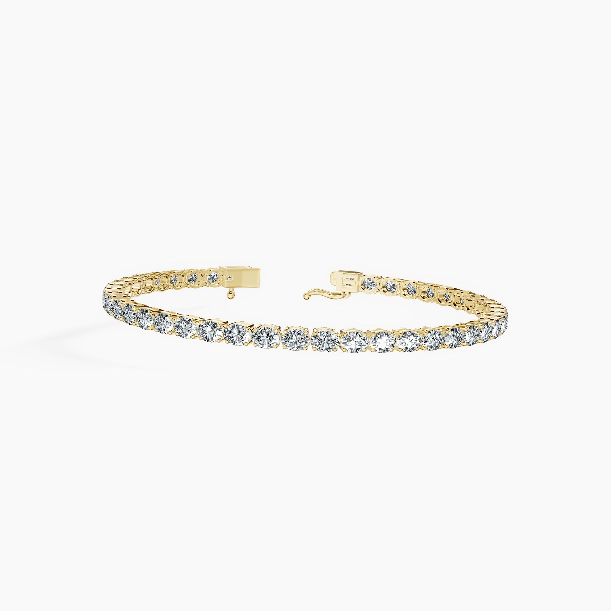4 Prong Oval Tennis Bracelet