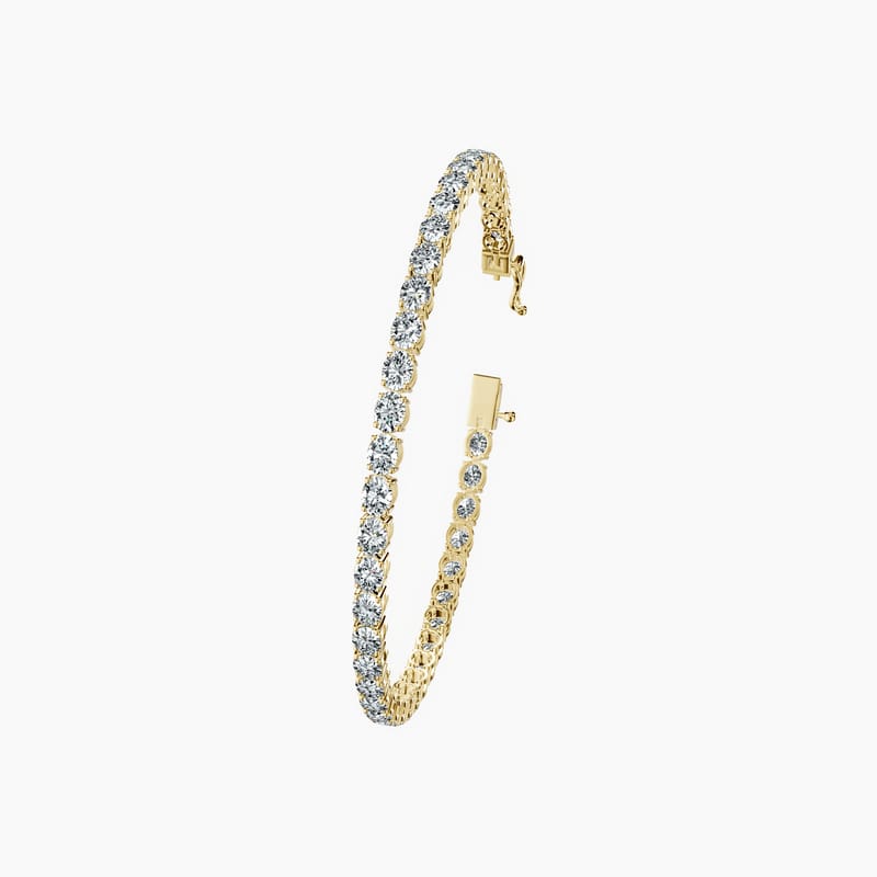 4 Prong Oval Tennis Bracelet