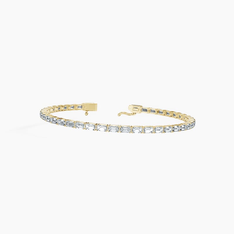 4 Prong Emerald Tennis Bracelet