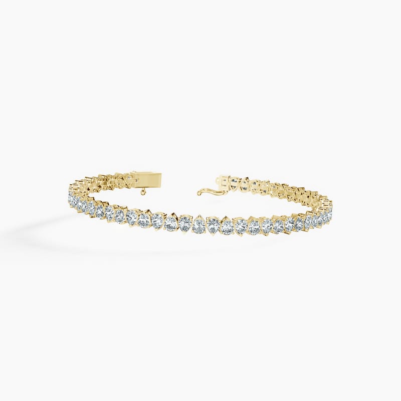 4 Prong Pear Tennis Bracelet