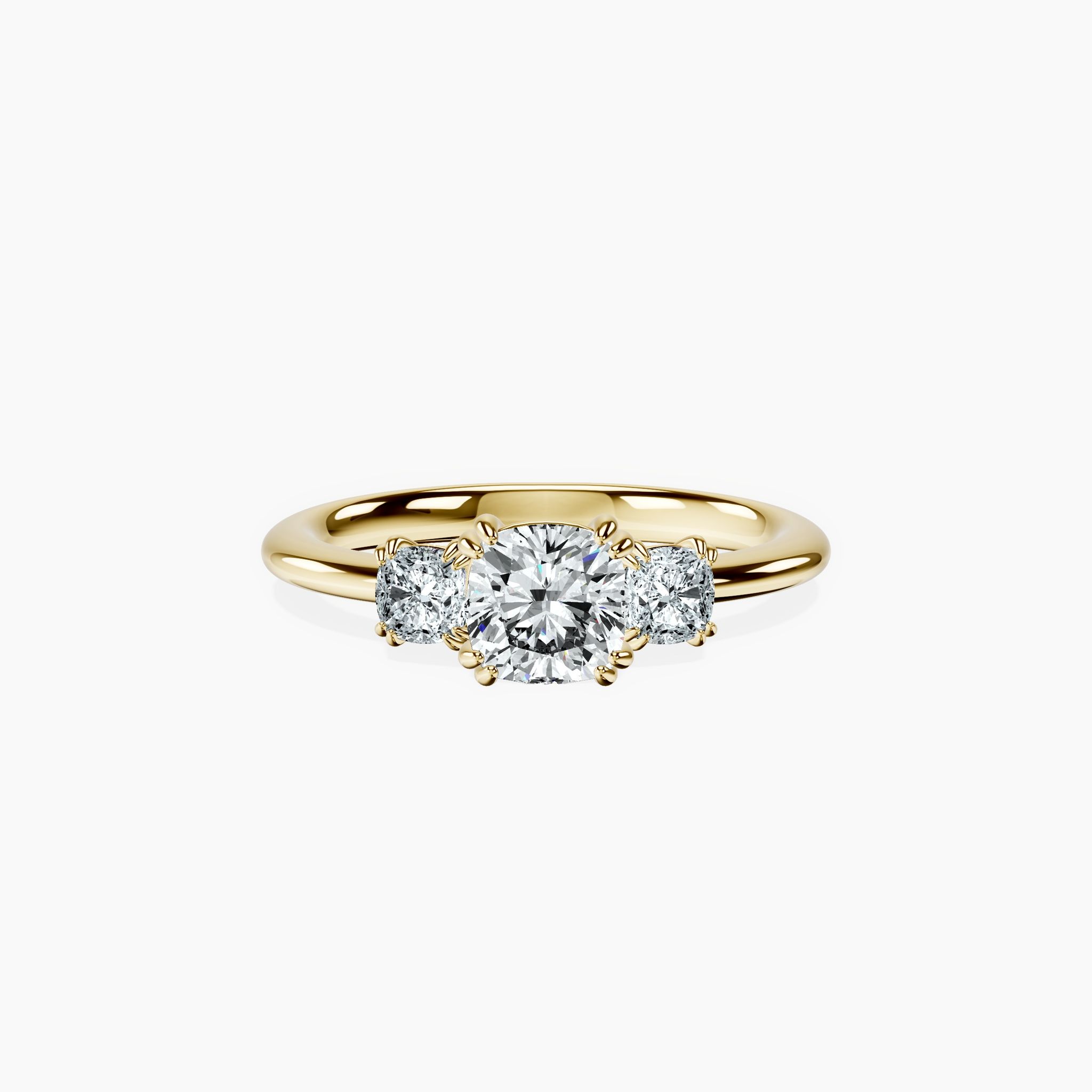 Trinity Cushion Ring