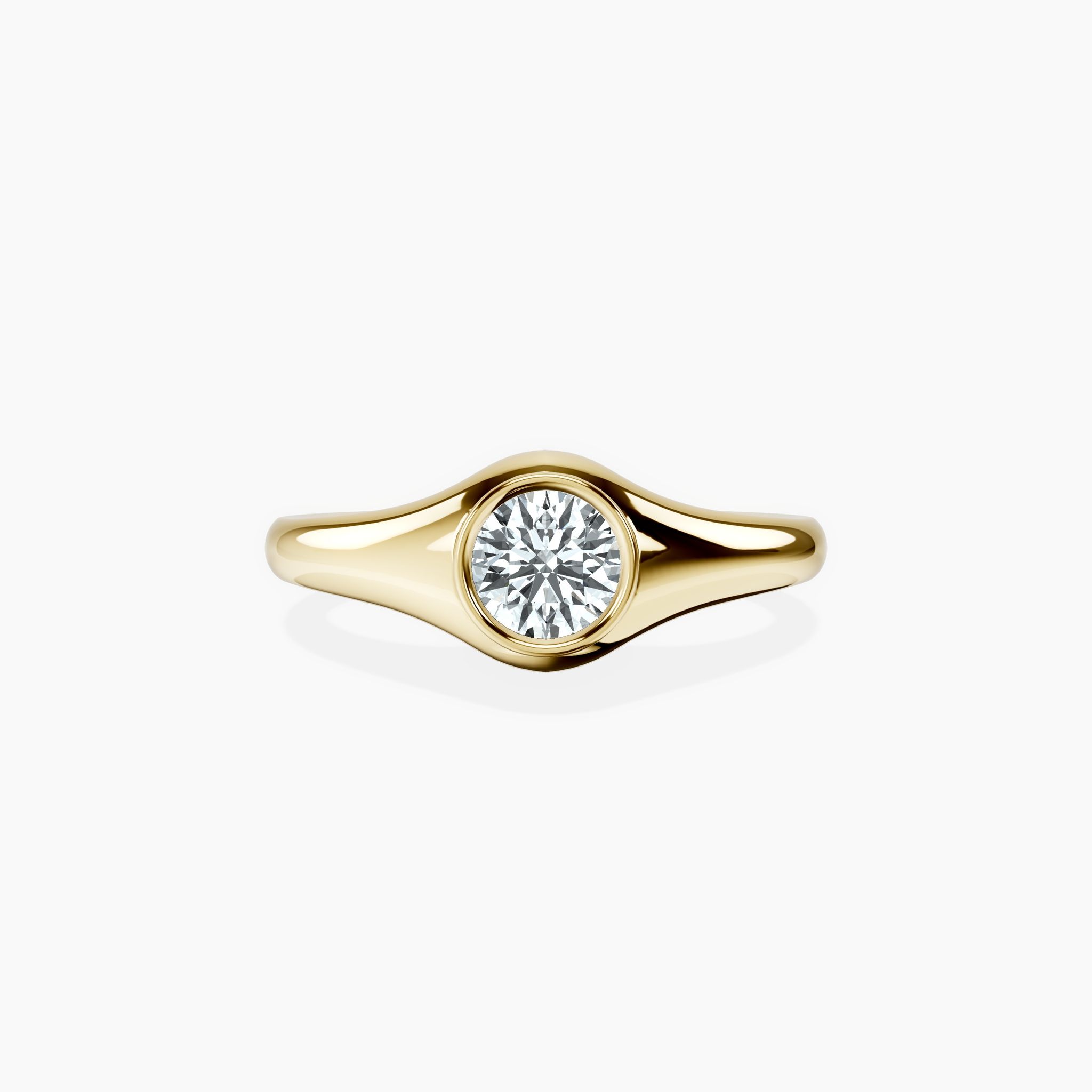 Round Signet Ring