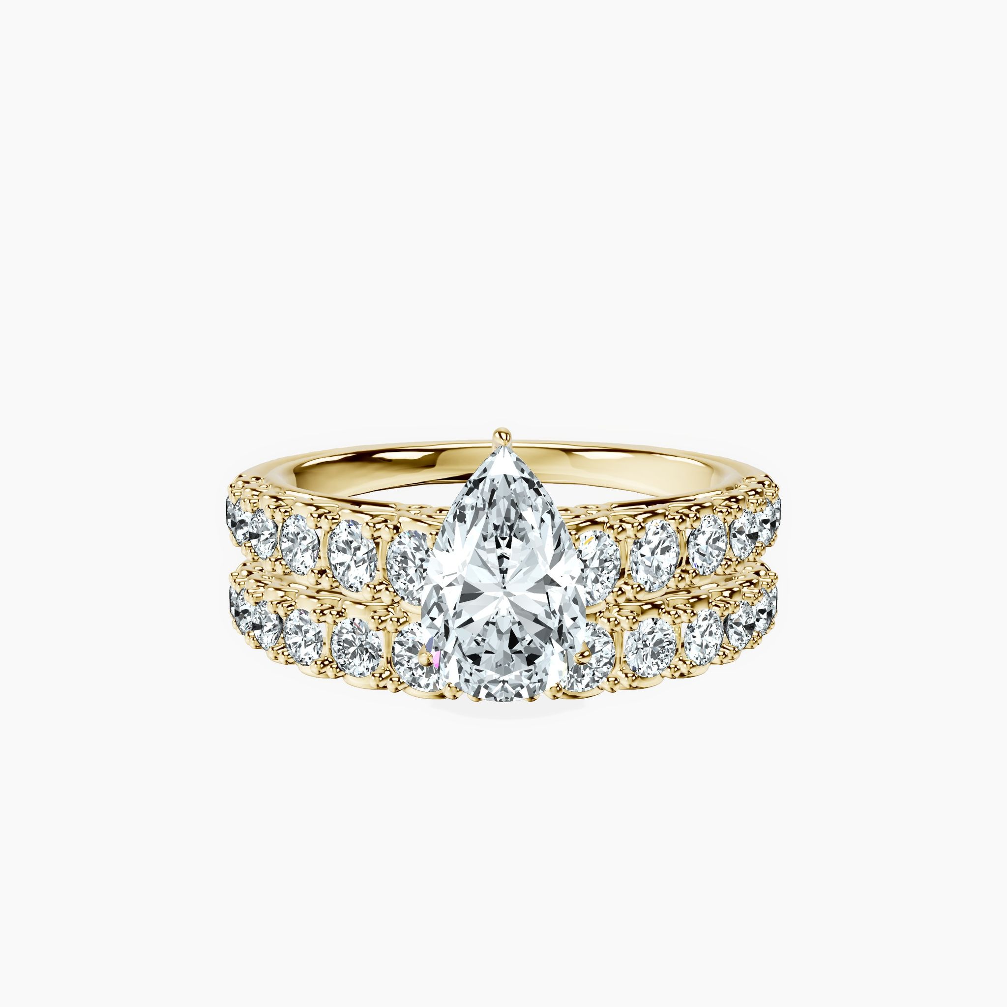 Graduated Pear Ring