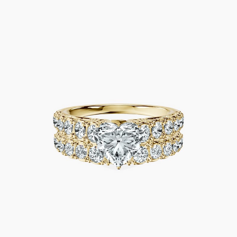 Graduated Heart Ring