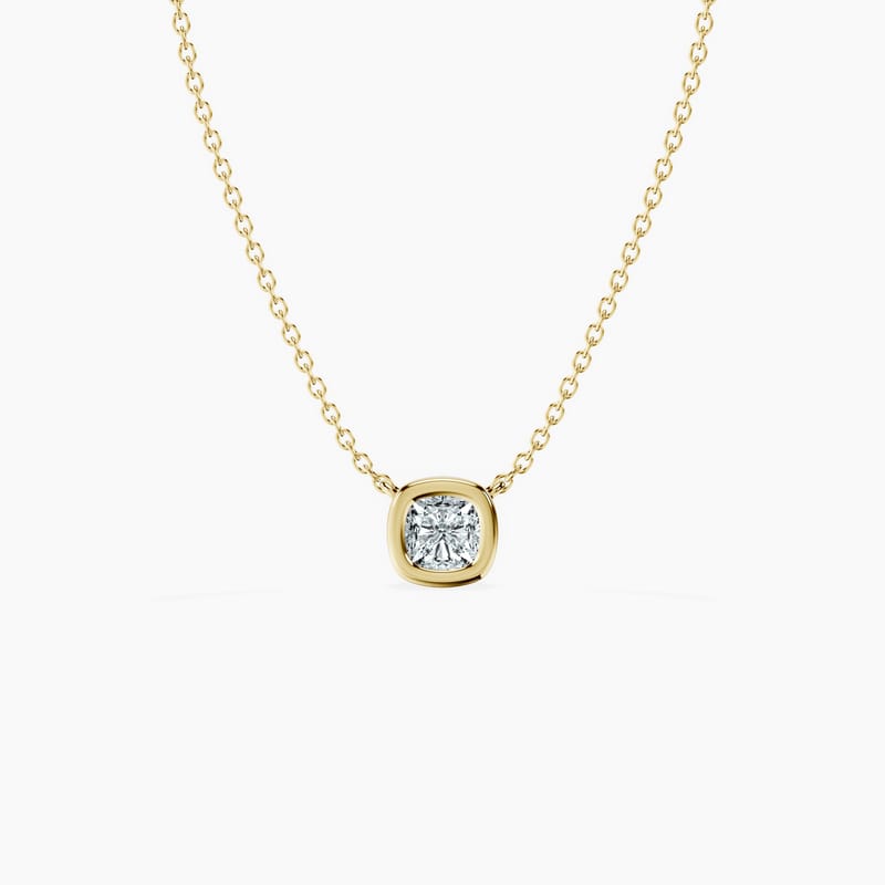 Bezel Cushion Pendant