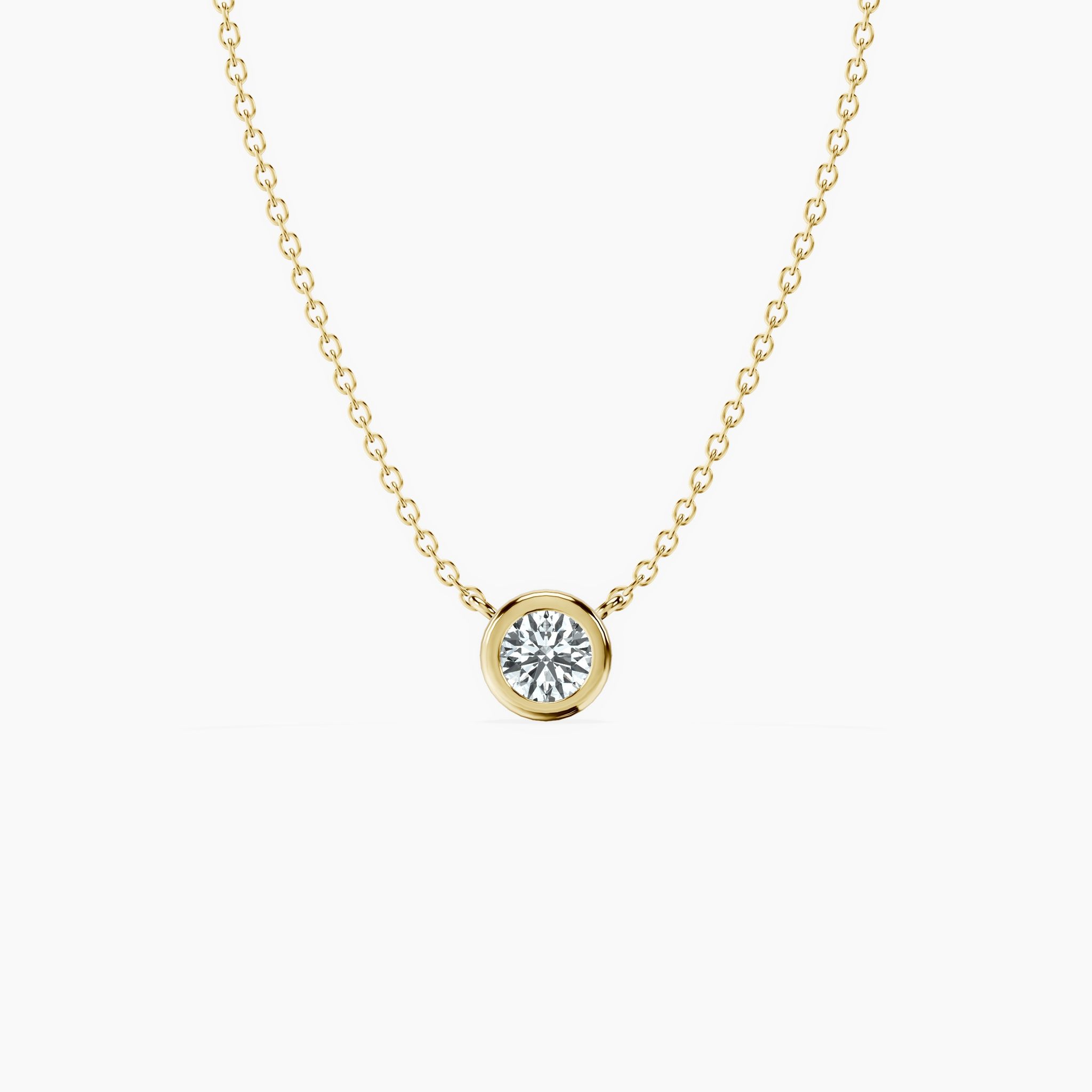 Bezel Round Pendant