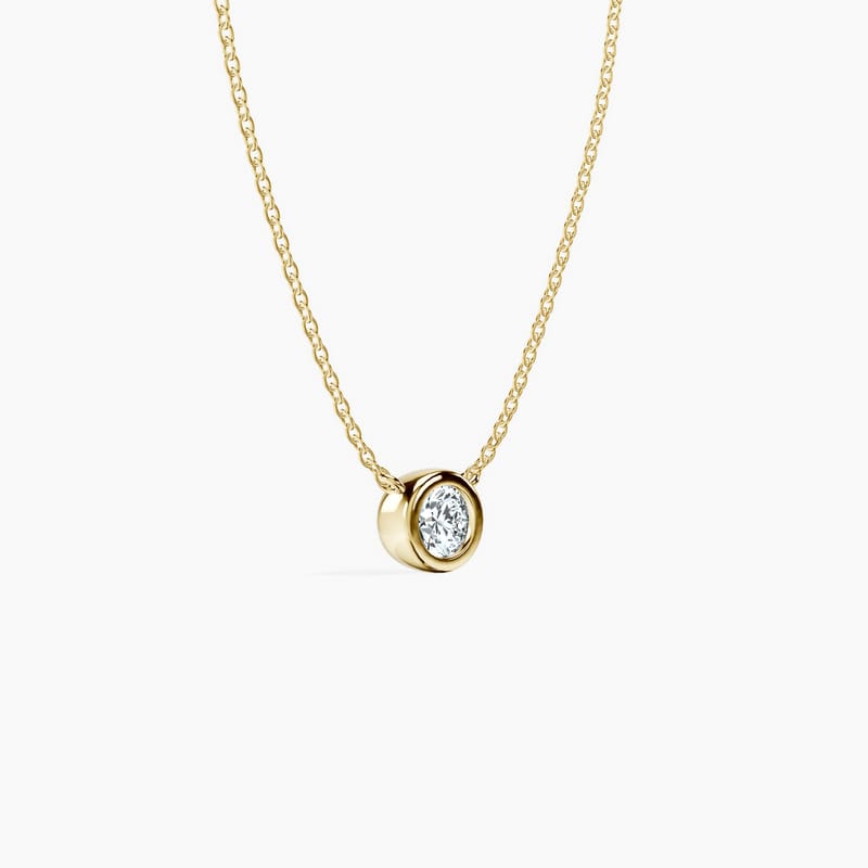 Bezel Round Pendant