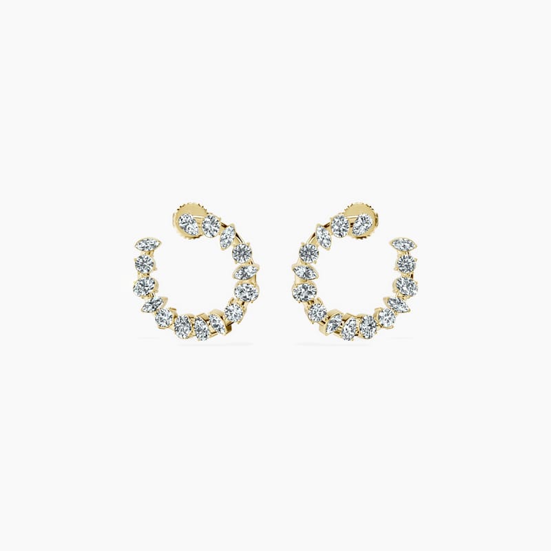Confetti C Hoops