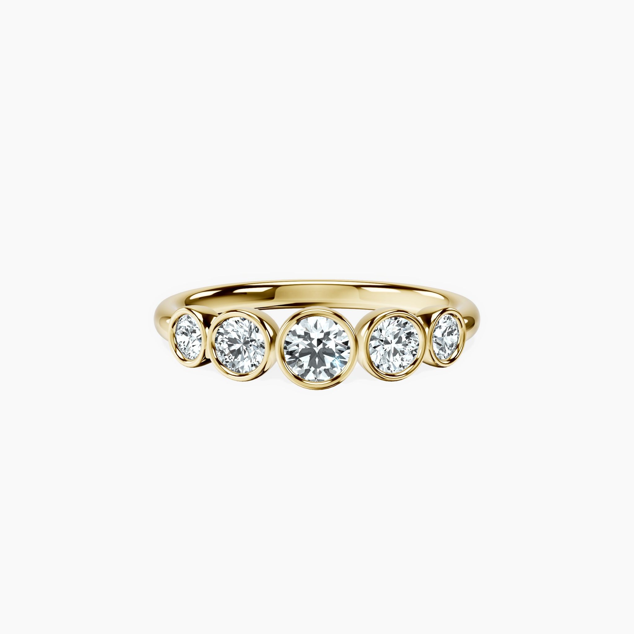 5 Stone Bubble Ring