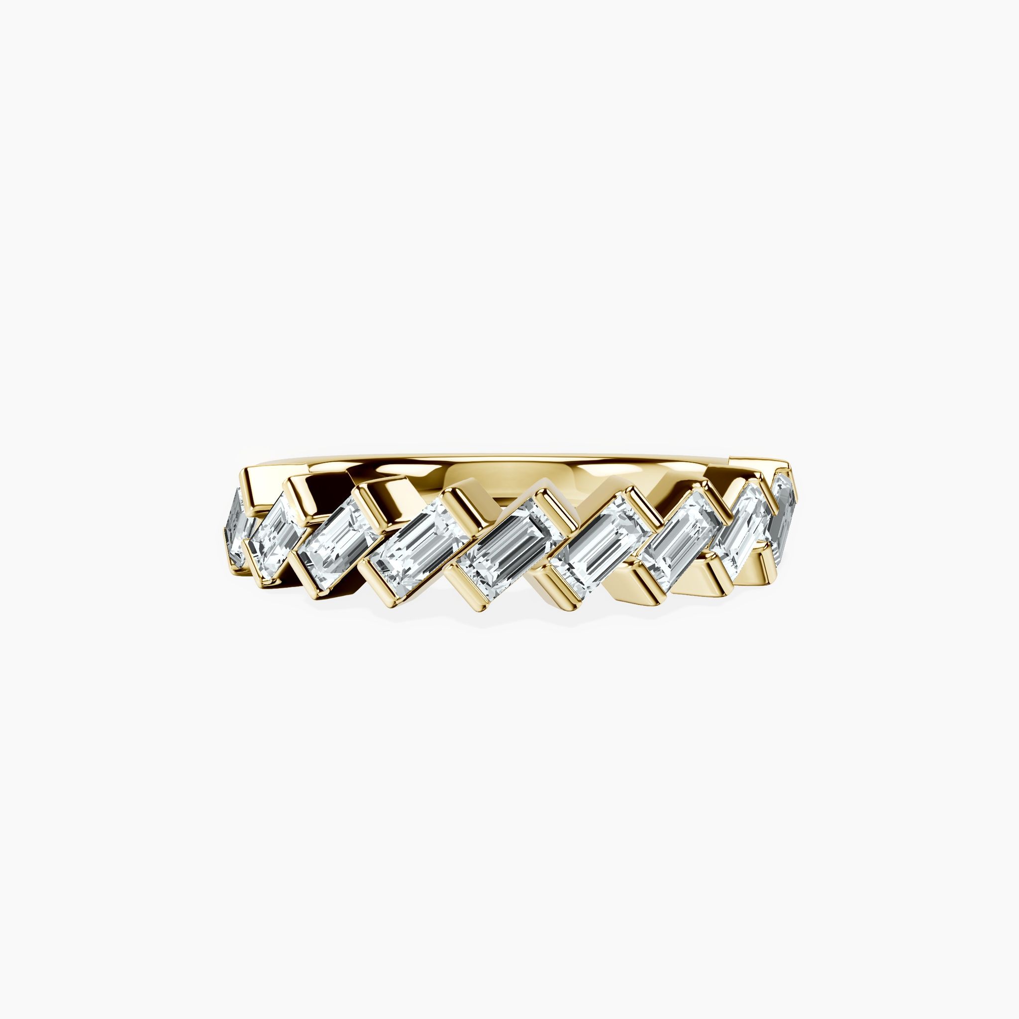 Baguette Burst Ring