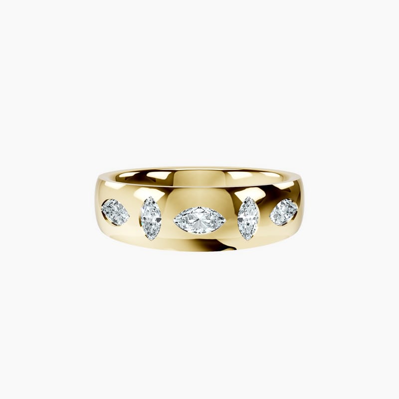 Marquise 5 Stone Ring
