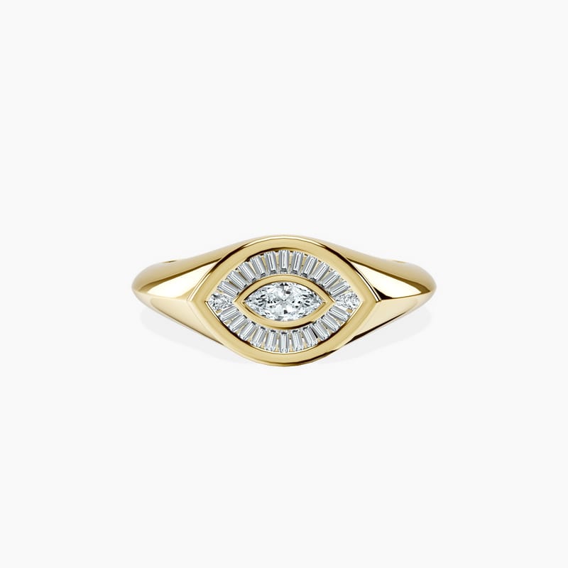 Golden Eye Ring