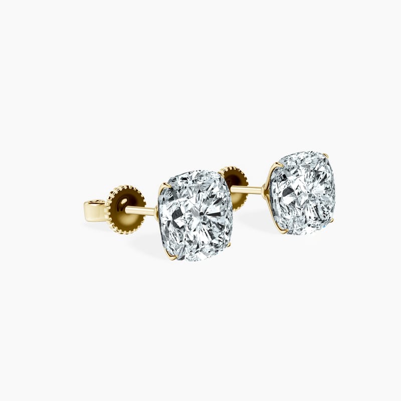 Martini 4 Prong Cushion Studs