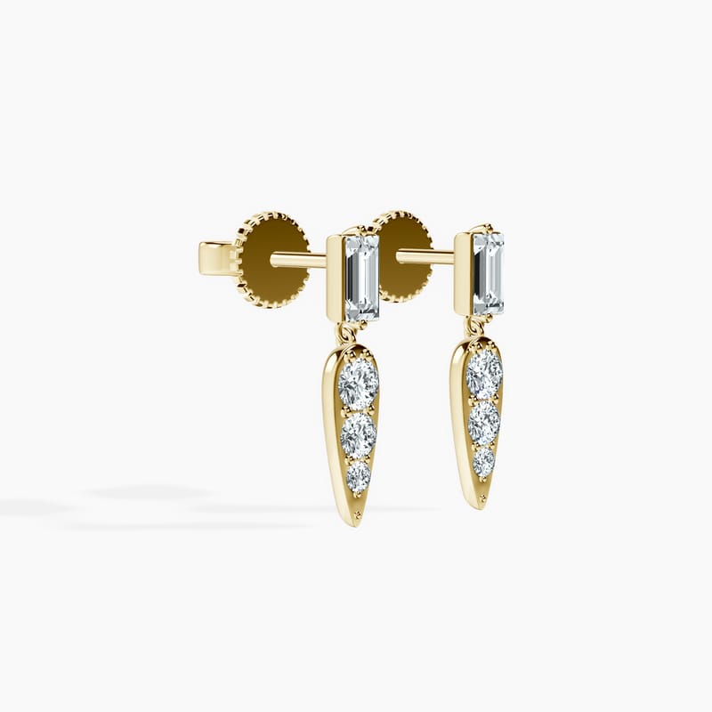 Dagger Drop Studs