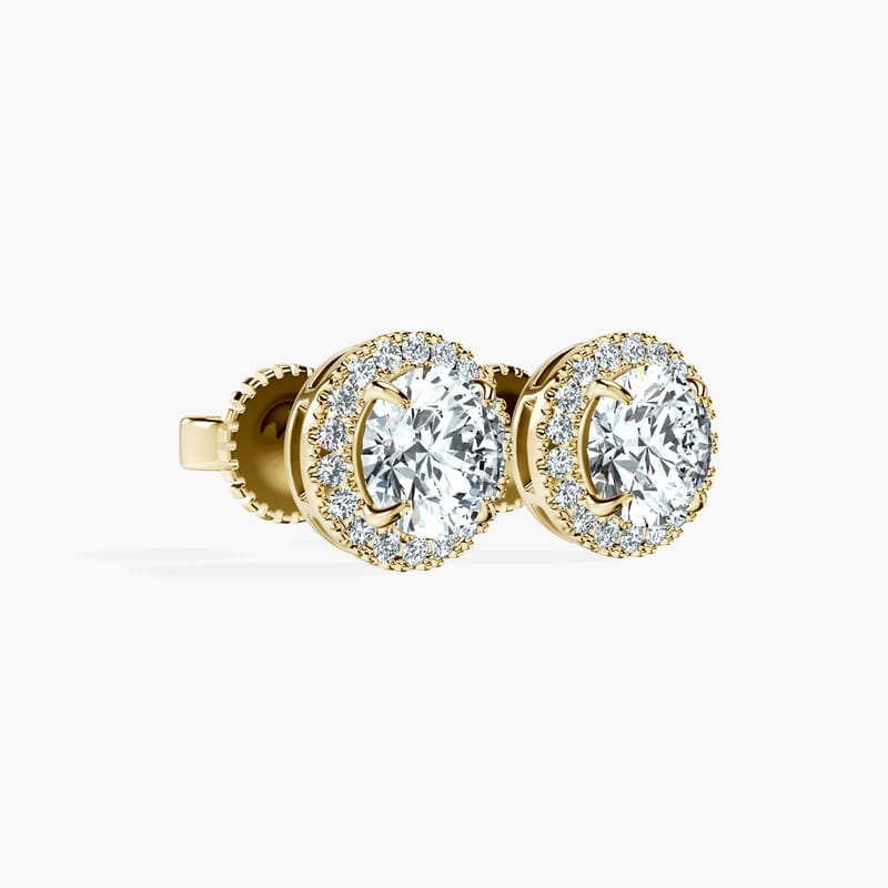 Timeless Halo Round Studs
