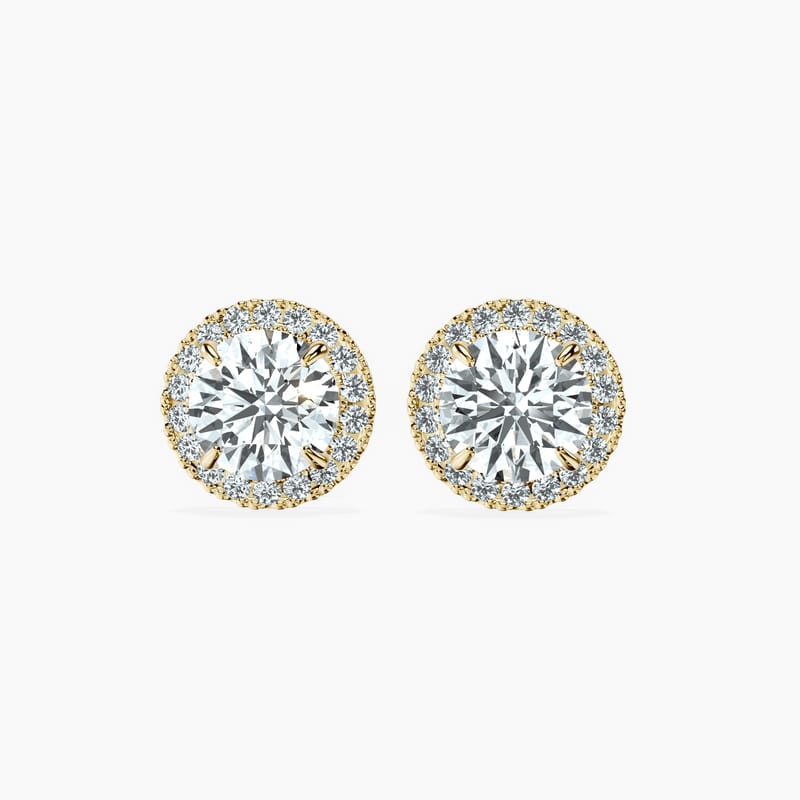 Timeless Halo Round Studs