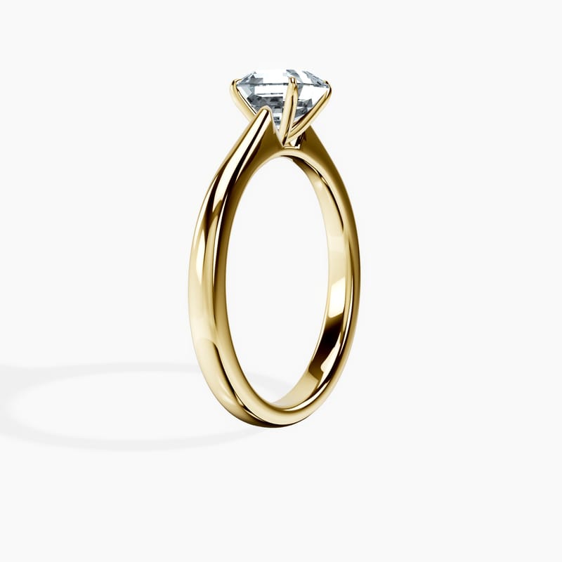 4 Prong Asscher Ring