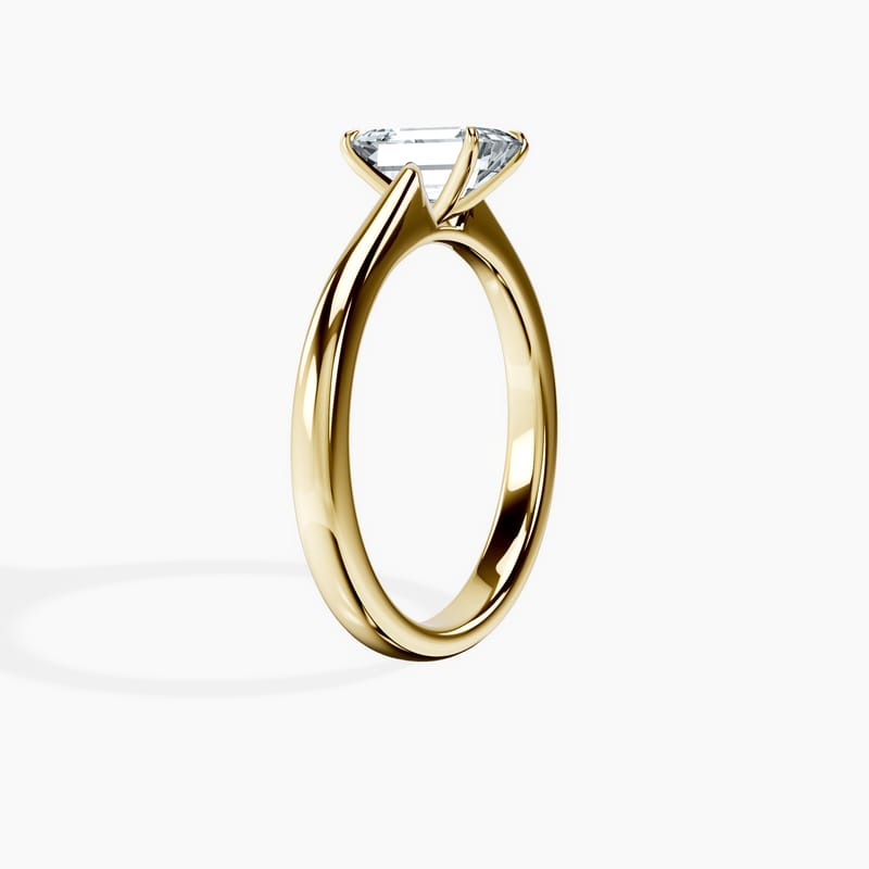 4 Prong Emerald Ring