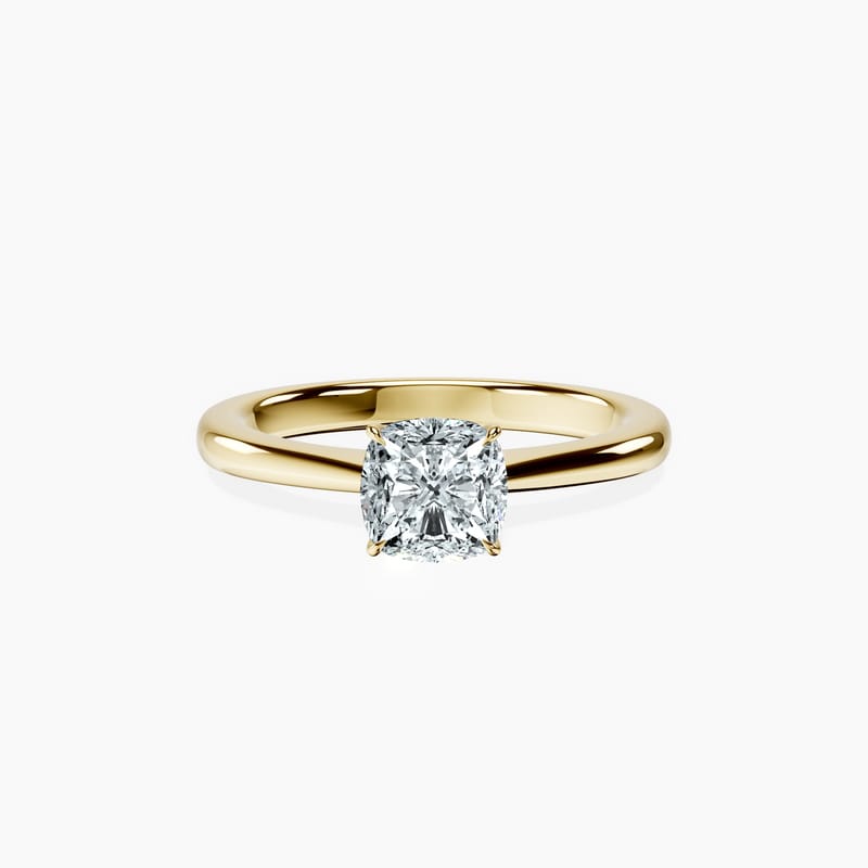 4 Prong Cushion Ring