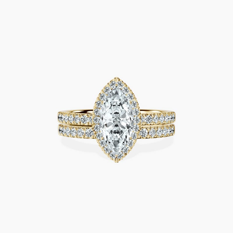 Timeless Halo Marquise Ring