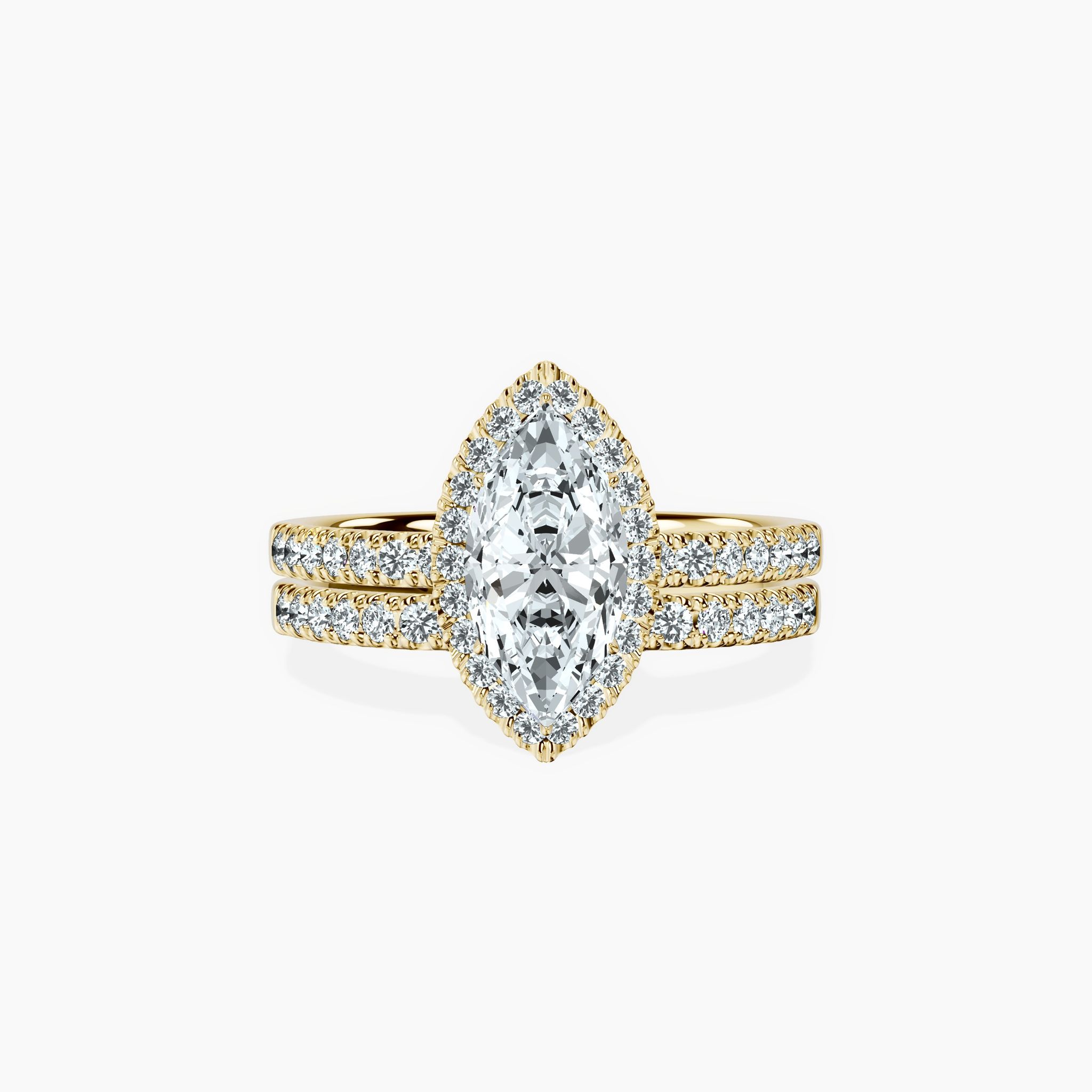 Timeless Halo Marquise Ring