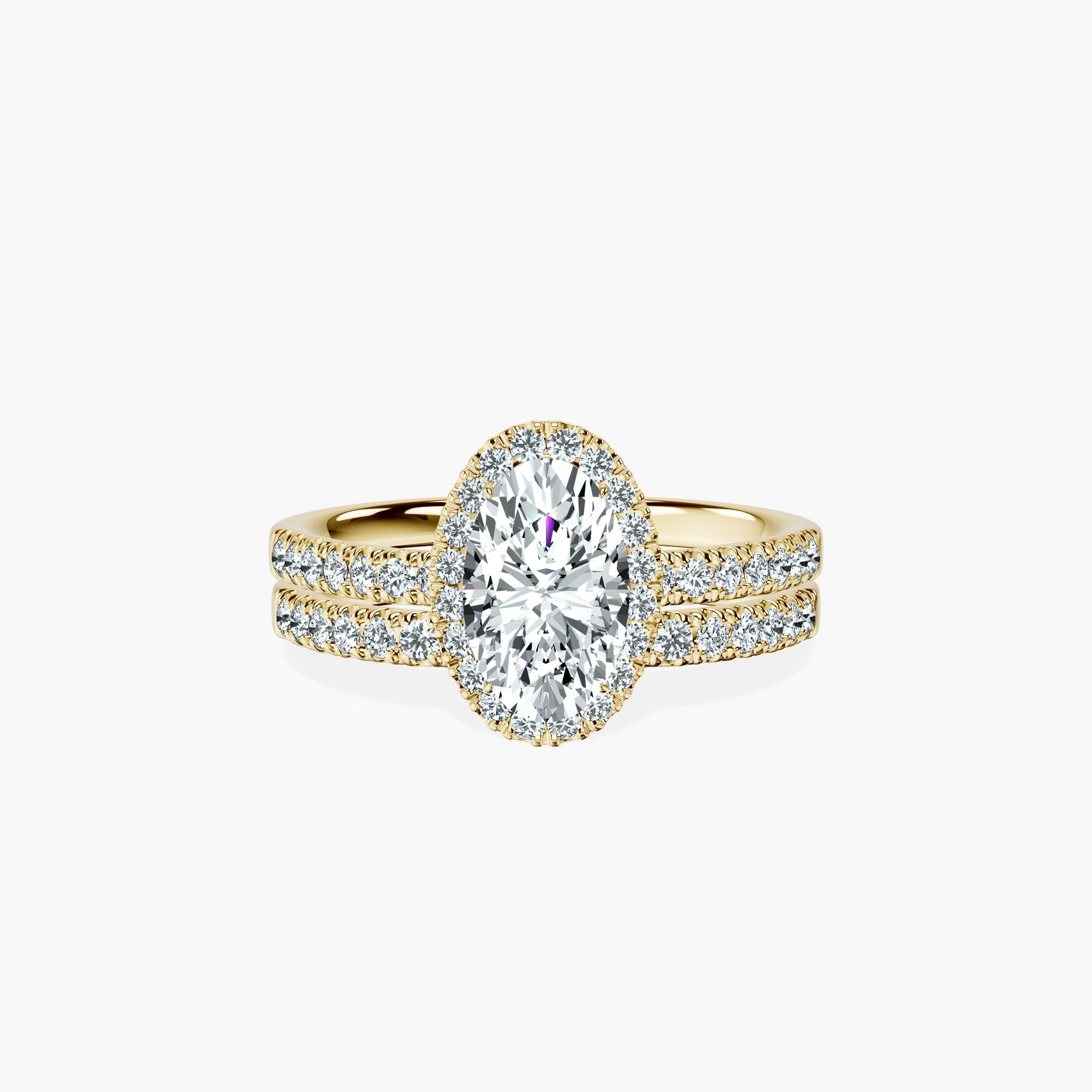 Timeless Halo Oval Ring