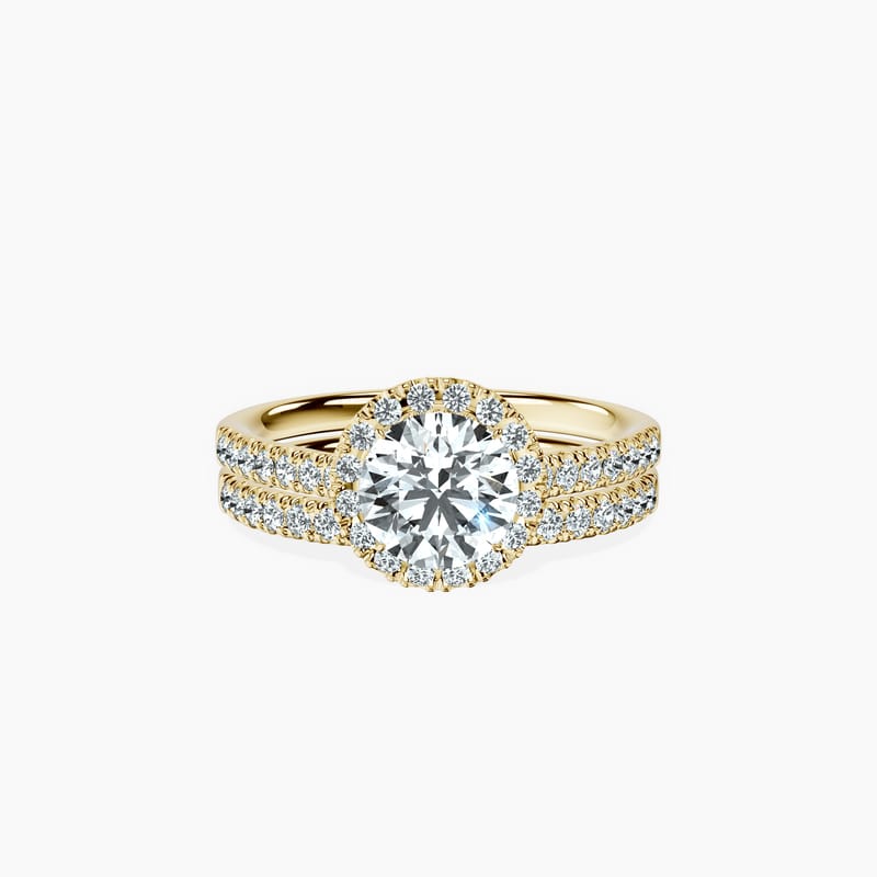 Timeless Halo Round Ring