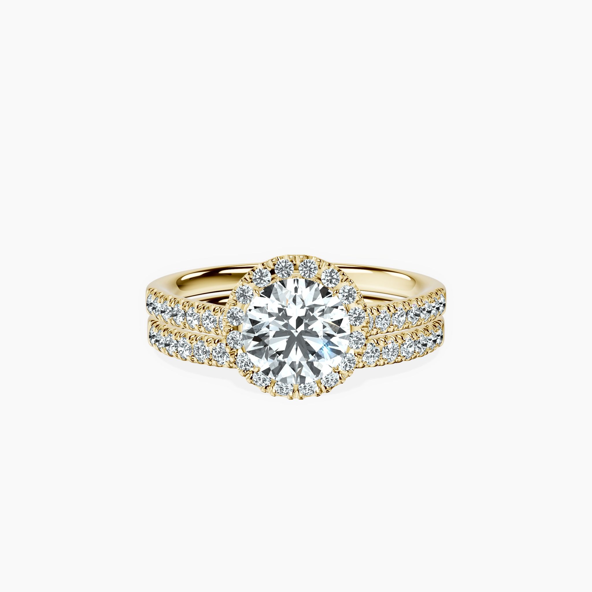 Timeless Halo Round Ring