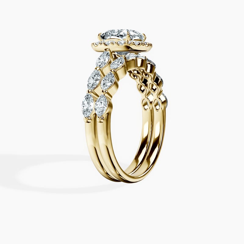 Mystique Cushion Ring