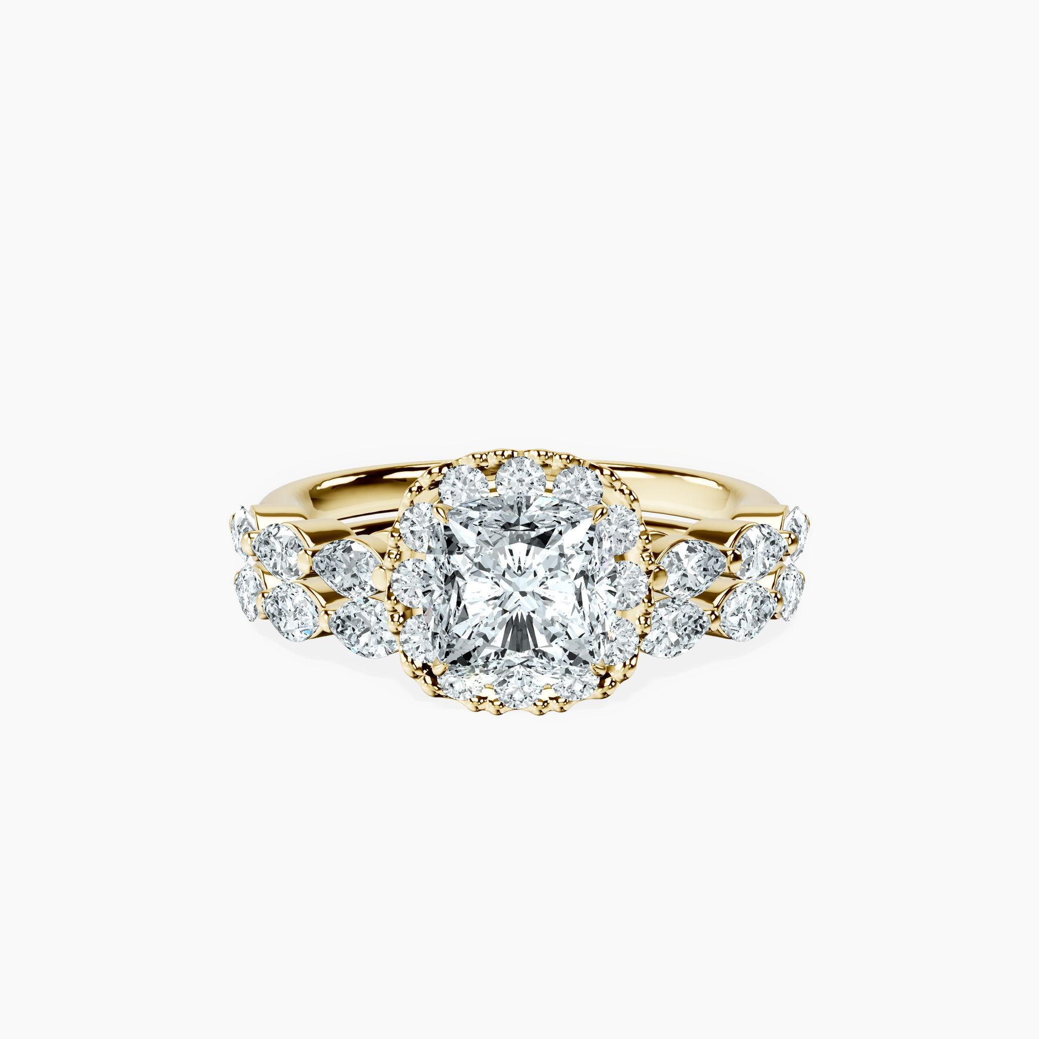 Mystique Cushion Ring