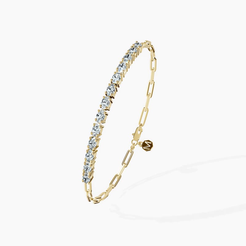 Oval Semi Tennis Bracelet