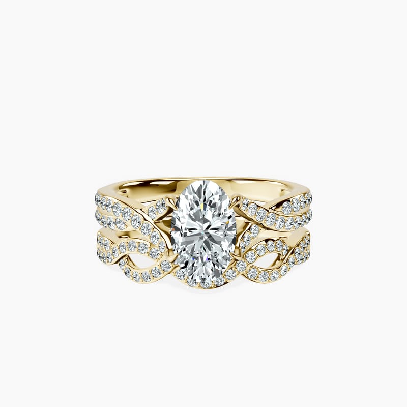 Twisted Oval Ring