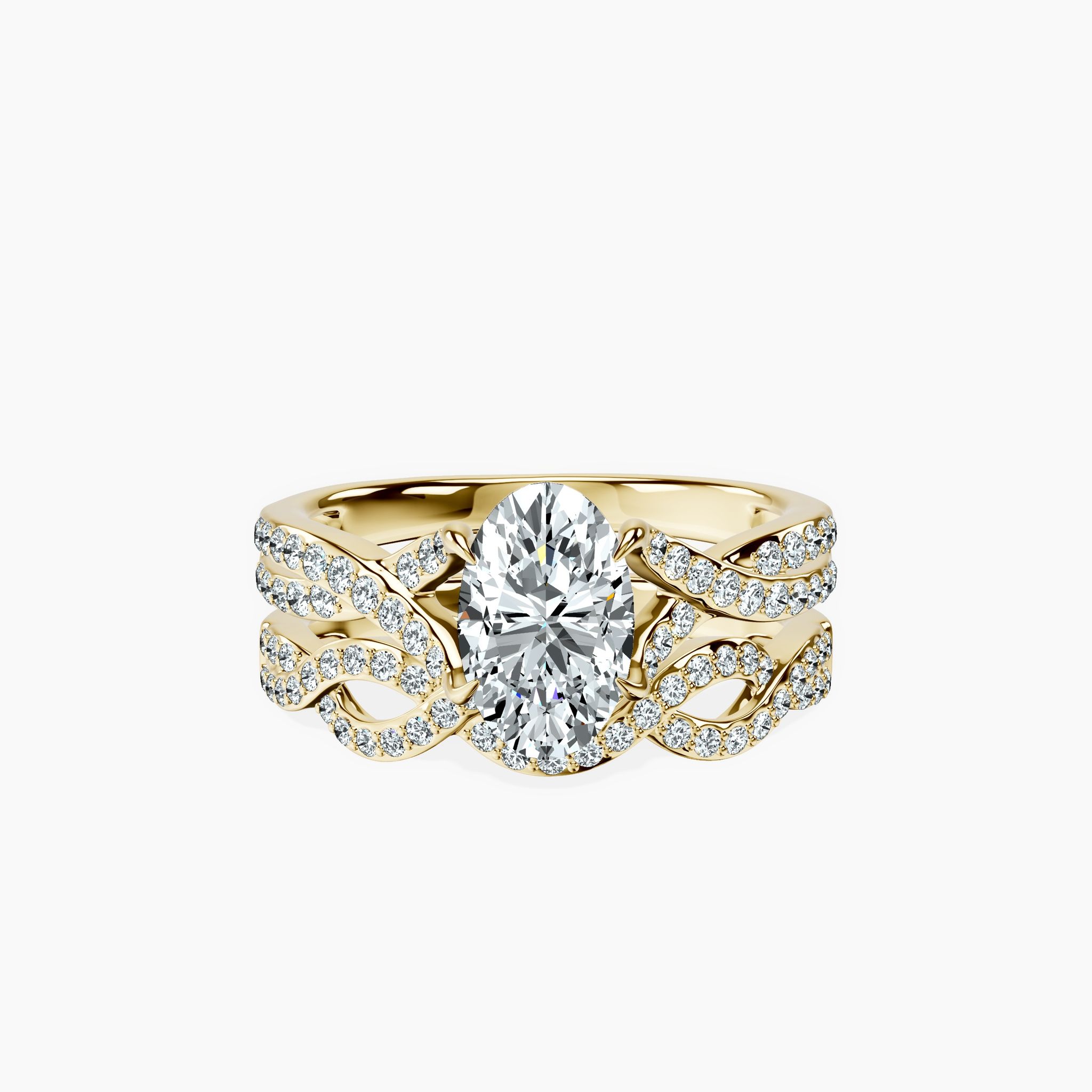 Twisted Oval Ring