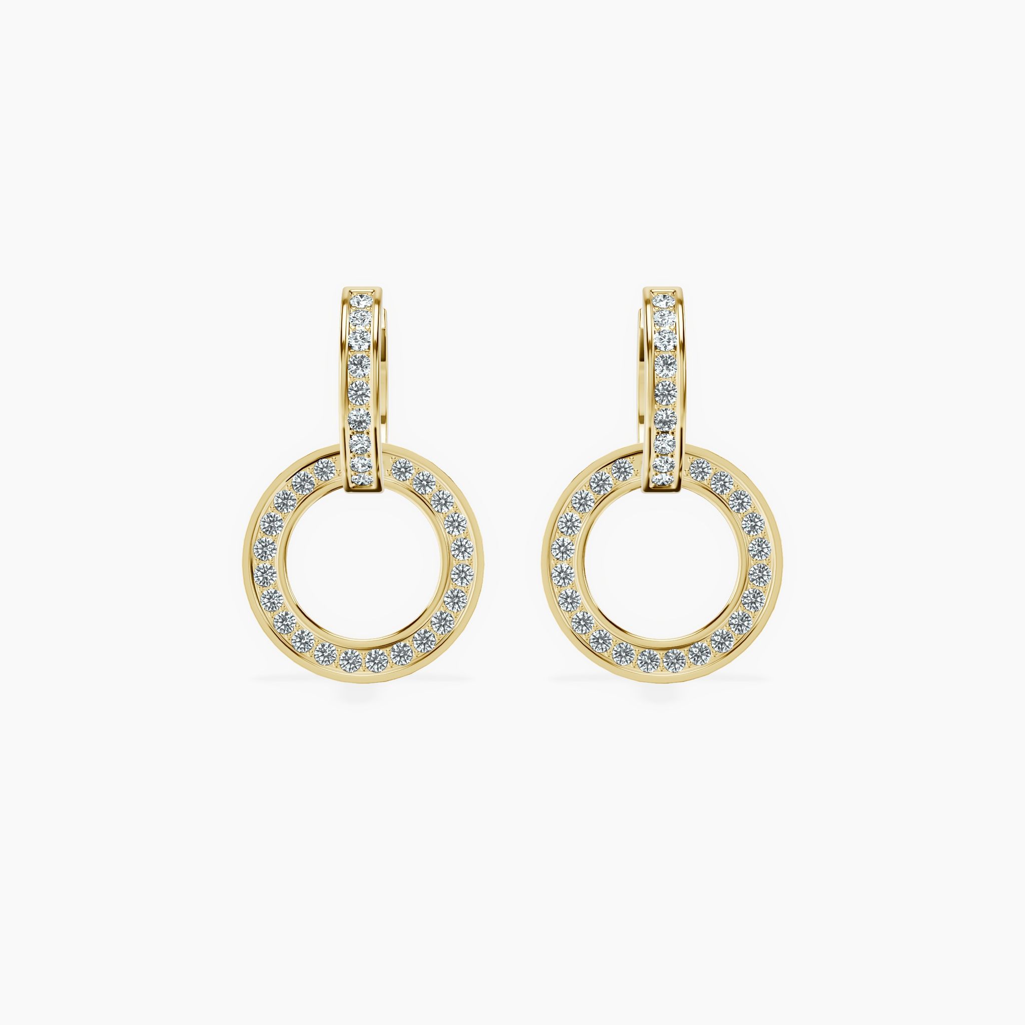 Halo Charm Hoops