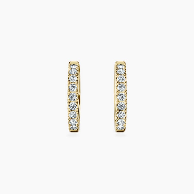 Round Aura Hoops