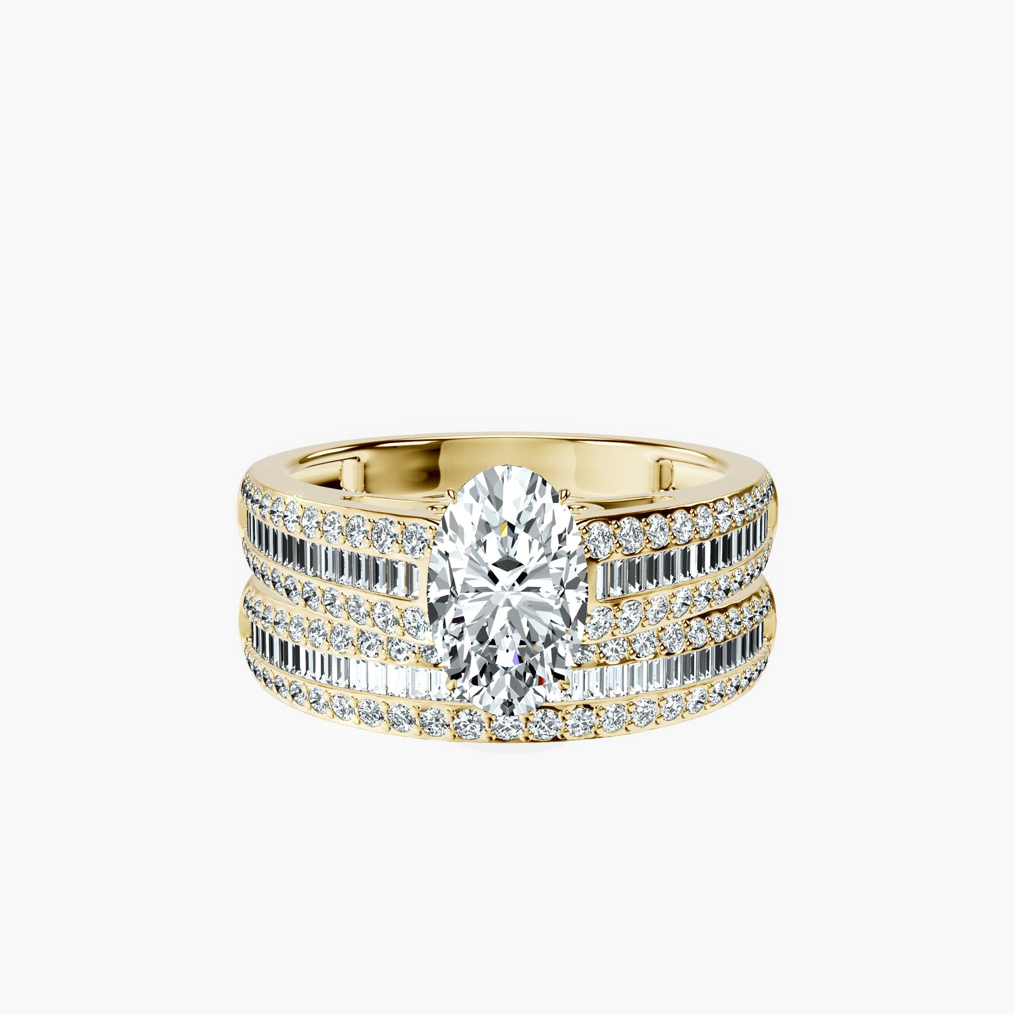 Channel Oval Ring