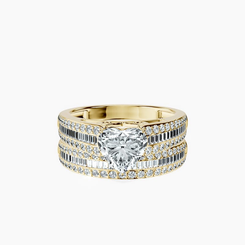 Channel Heart Ring