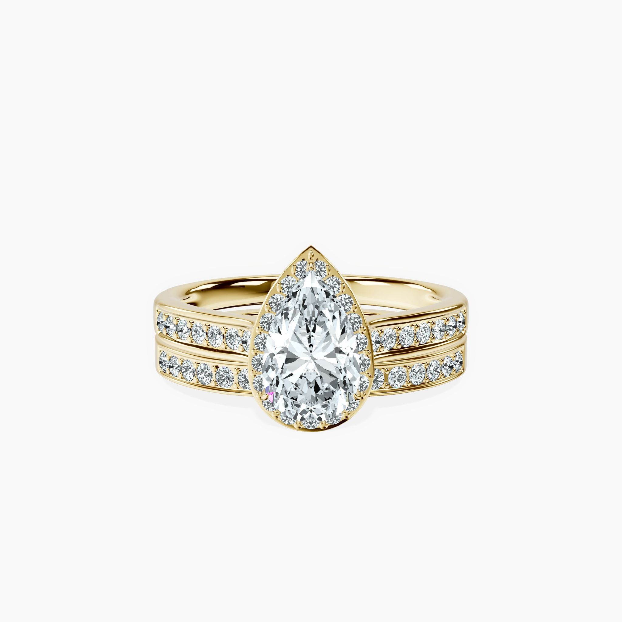 Pear Promise Ring