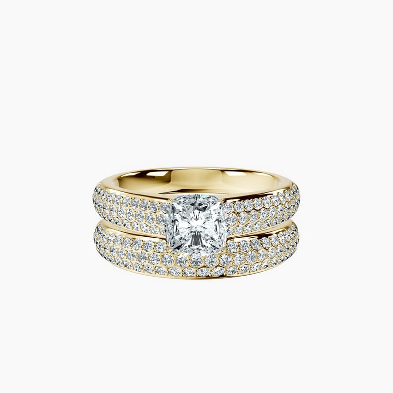 Petite Aurora Cushion Ring