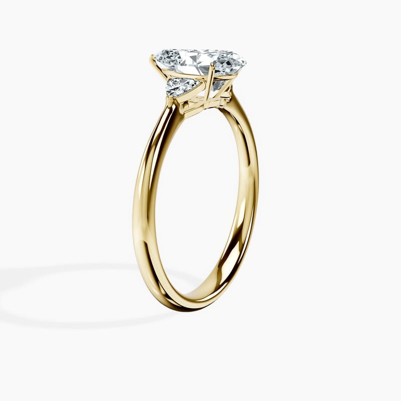 Trillion Trinity Pear RIng